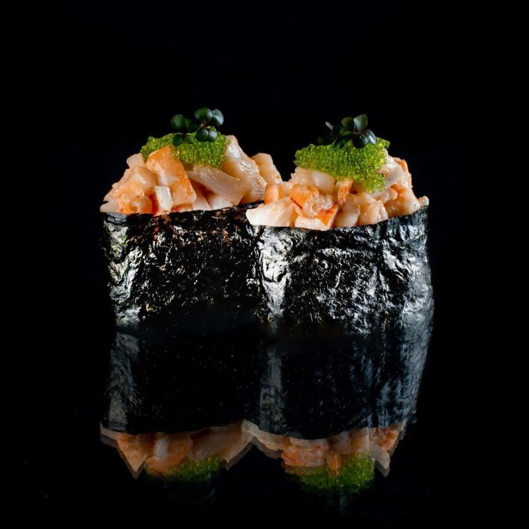 Гункани з креветкою 2 шт. 🌶️