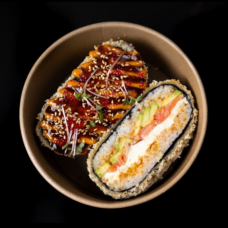 Бургер з лососем